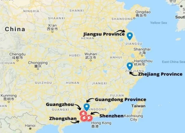 LED lighting supply chains in China LED lighting supply chains in China